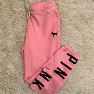 VS PINK CUT OFF SWEATPANTS